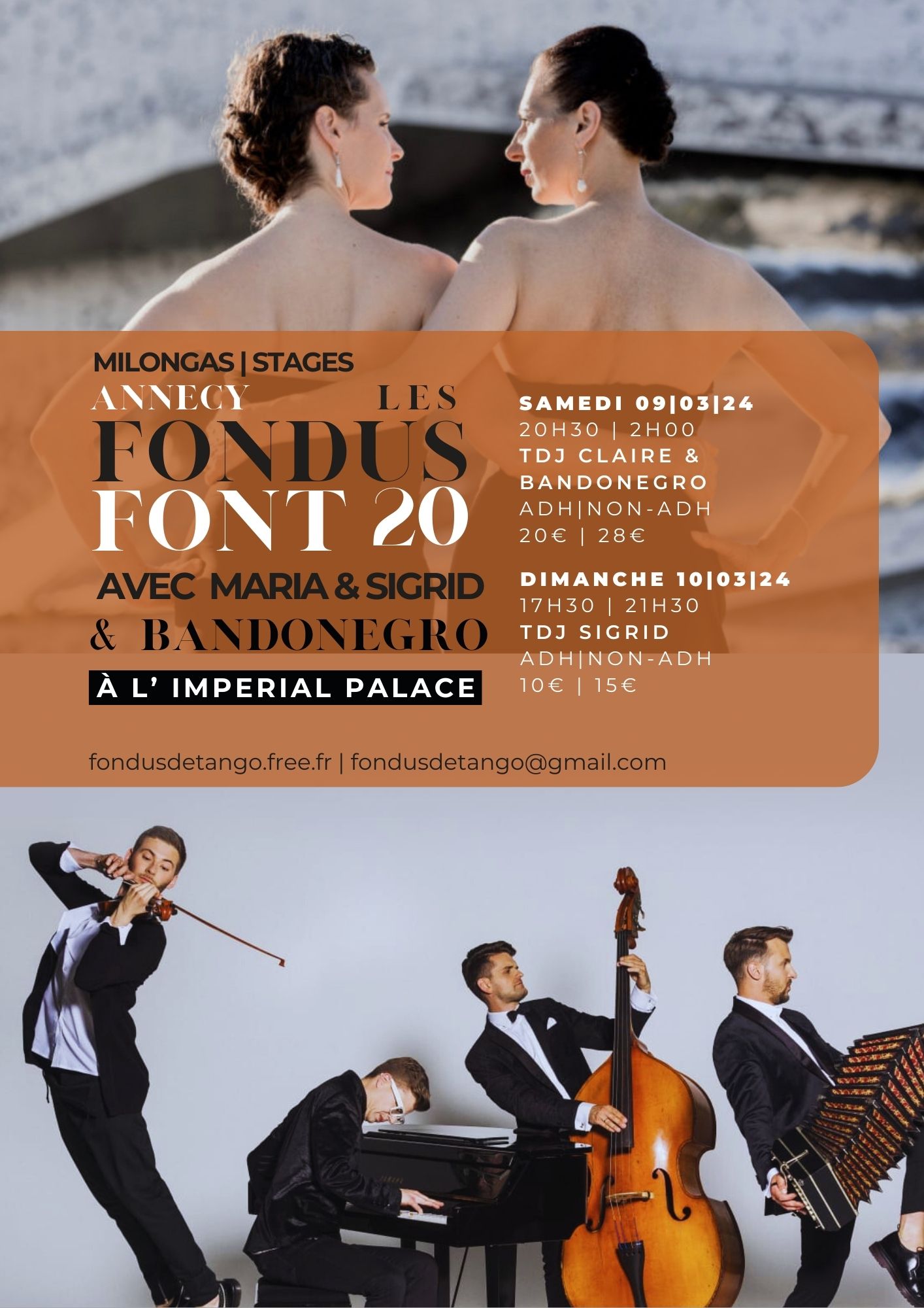 Bon anniversaire, les fondus du tango !